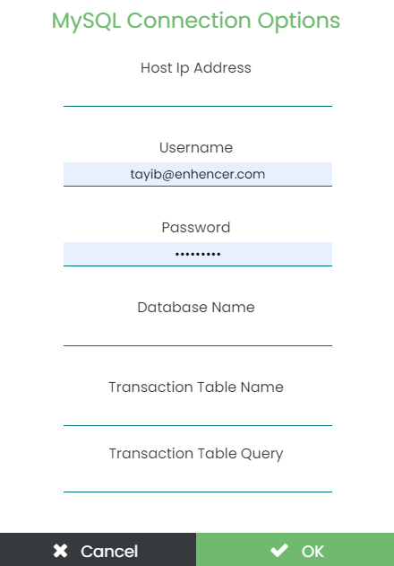 Database connections