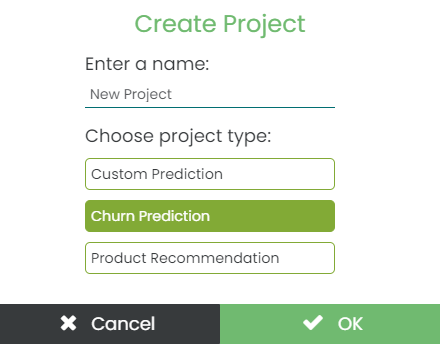 Churn Project Type